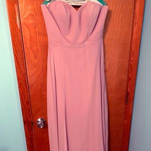 Dessy After Six-Suede Rose-Style 1504-Size 8